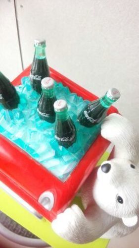 入手困難！美品、超レトロ！　コカコーラ　ノベルティ　目覚まし時計（貯金箱） 入手困難！美品、超レトロ！ コカコーラ ノベルティ 目覚まし時計