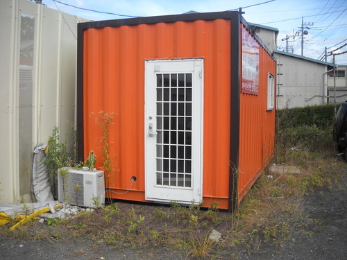 コンテナハウス エアコン付き 内装済み 玄関ドア付き