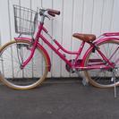 自転車　22インチ（身長120～140ｃｍ くらい）ピンク　子ど...