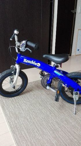 へんしんバイク　12インチ ブルー　本体 Henshin Bike へんしんバイク 12インチ ブルー - メルカリ