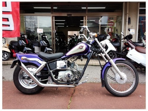 ご成約ありがとうございます。 NO.956 ジャズ (JAZZ) 4サイクル カチ上げスラッシュカットマフラー リトルアメリカン ☆彡