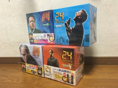 新品未使用の 24 シーズン3から6のDVDセット
