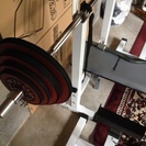 ベンチプレスセット (折り畳み式ベンチ・セーフティ・シャフト・おもり)