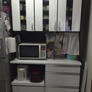 ◆ニトリ 食器棚 レンジボード キッチンボード 幅120◆