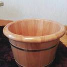 木製　足湯桶　新品