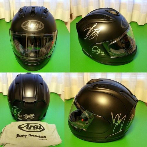 MotoGPライダーサイン入りARAIヘルメット | noonanwaste.com