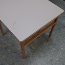 手作りのテーブル、机、流し台と壁の隙間台その他　　手作りの但馬工芸