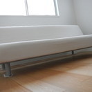 無印良品のリクライニング式ソファーベッド(白)出品します！