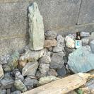 盆栽の飾り石（￥100〜300）