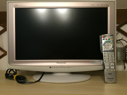 交渉中 Panasonic 20インチ デジタルハイビジョンテレビ TH-L20X1  ピンクゴールド