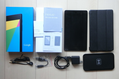 nexus7 2013 （Ｑｉ充電器と本体ケース付）