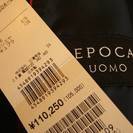 値下げ　定価11万!エポカウォモカシミヤ羊毛トレンチコート48 L黒