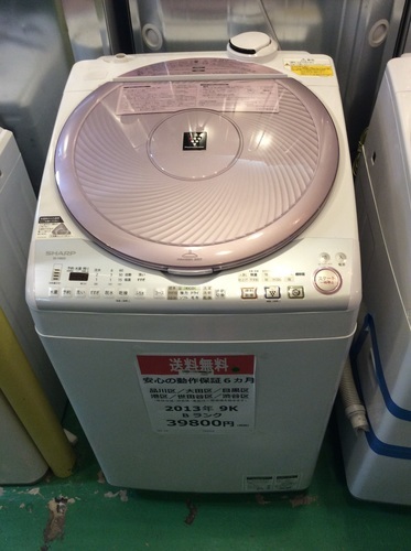 【送料無料】【2013年製】【美品】【激安】　シャープ　洗濯機　ES-TX820