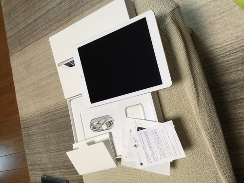 美品：ipad air 16GB wi-fi シルバー