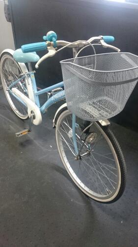 愛知県一宮市発☆24インチ 子供用 中古自転車 ブルー
