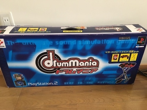 PS2又はカセット。ドラムマニアセットです。