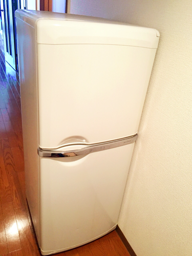 【取引完了】2ドア冷蔵庫 136L 三菱 板橋
