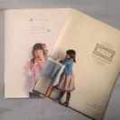 【取引終了】女の子の実物大型紙付き2冊セット