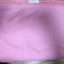 フリース毛布（ダブルサイズ：140×190）ピンク　お譲りします！