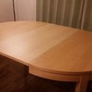 値段交渉可能：円形ダイニングテーブルとイスのセット