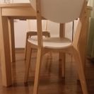 値段交渉可能：円形ダイニングテーブルとイスのセット