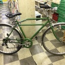 [3479]a.n.design works（エーエヌデザインワークス）　シティサイクル　27インチ　外装6段変速　グリーン