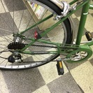 [3479]a.n.design works（エーエヌデザインワークス）　シティサイクル　27インチ　外装6段変速　グリーン