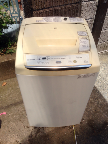 TOSHIBA 4.2㎏ 全自動洗濯機 2012年製！！