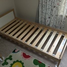 IKEA　子供用ベッド、すのこ、マットレス　３点セット
