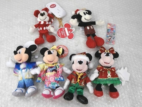 ディズニー ぬいぐるみバッジ他 6点