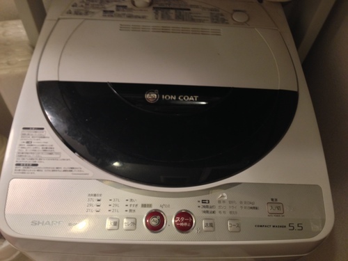 シャープ　イオンコート　ES-GE55K　洗濯機