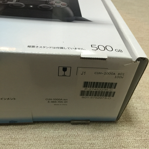 PlayStation 4 ジェット・ブラック 500GB (CUH-1100AB01)