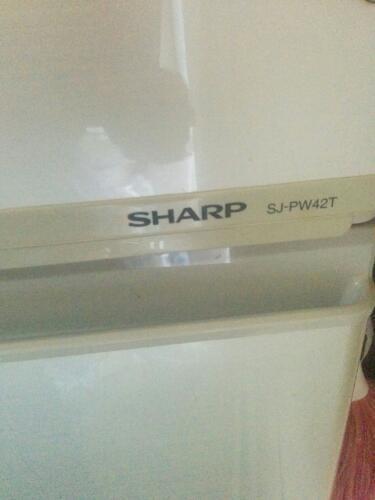 シャープ　プラズマクラスター冷蔵庫（5ドア・416L・どっちもドア・2011年製）SJ-PW42T-N