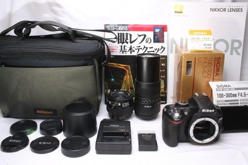 ★★★完売★★★　　充実の付属品★新品級★Nikon ニコン D5200 Wレンズ　＃116