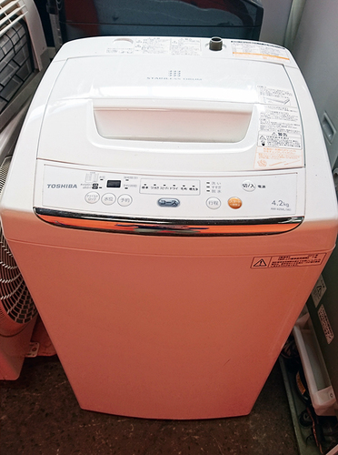 東芝洗濯機　12年式　配送可能！不用品あれば買取も行います！
