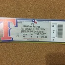 【MLBコレクター向け使用済みチケット】Sep 24,2013  Houston Astros at Texas Rangers