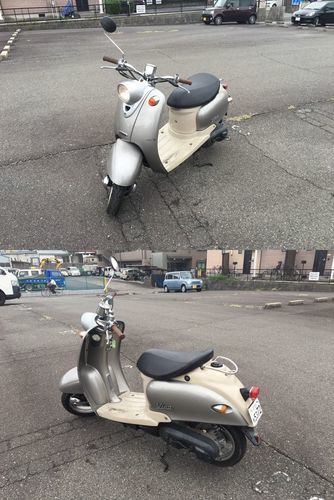 お取引終了しました。ビーノ5au、シルバーです。