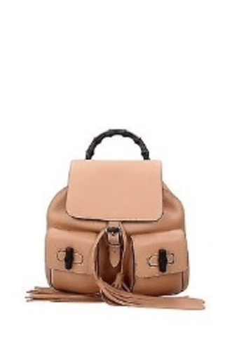 Gucci バックパック レザー ブラウン