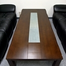 高級感たっぷり☆ ご家庭でもオフィスでも使える応接セット☆ 最大6人