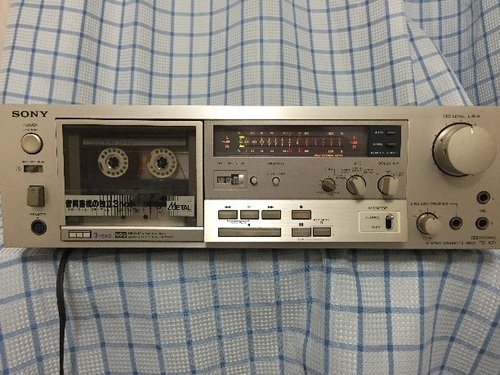 懐かしの80年代オーディオ！ソニーのカセットデッキ！3ヘッド！