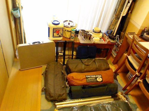 キャンプ用品一式