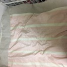 ベッドカバー（大きい布）サーモンピンク