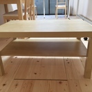 ＜IKEA＞ローテーブル・コーヒーテーブル（118x78 cm）美品