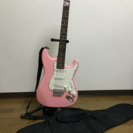 エレキギター ピンク