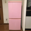  SHARP 冷蔵庫 2ドア  ピンク
