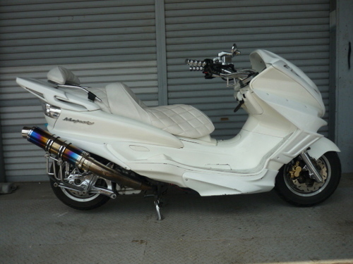 ヤマハ マジェスティ250 SG03J 3連 フルカスタムLEDオーディオ付き