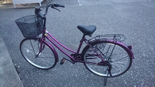 （決定〆）新品同様　自転車２６型オートライト　変速７段