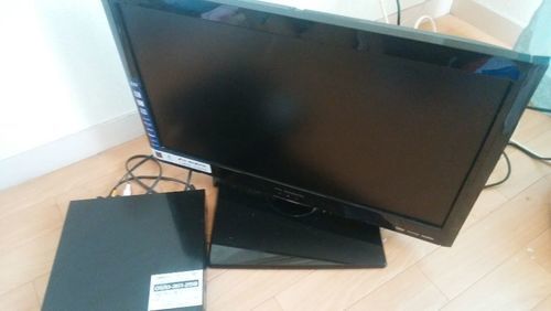 22型TV＋DVDプレーヤー