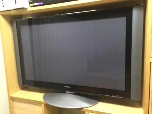 取引成立 日立製42型プラズマテレビ うさーる 北千住のテレビ プラズマテレビ の中古あげます 譲ります ジモティーで不用品の処分