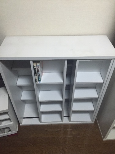 ニトリ 前棚移動式 ホワイト 本棚 値段交渉可 まりな 神戸の収納家具 本棚 の中古あげます 譲ります ジモティーで不用品の処分